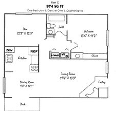 Cove 1x1C 094 094 floor plan